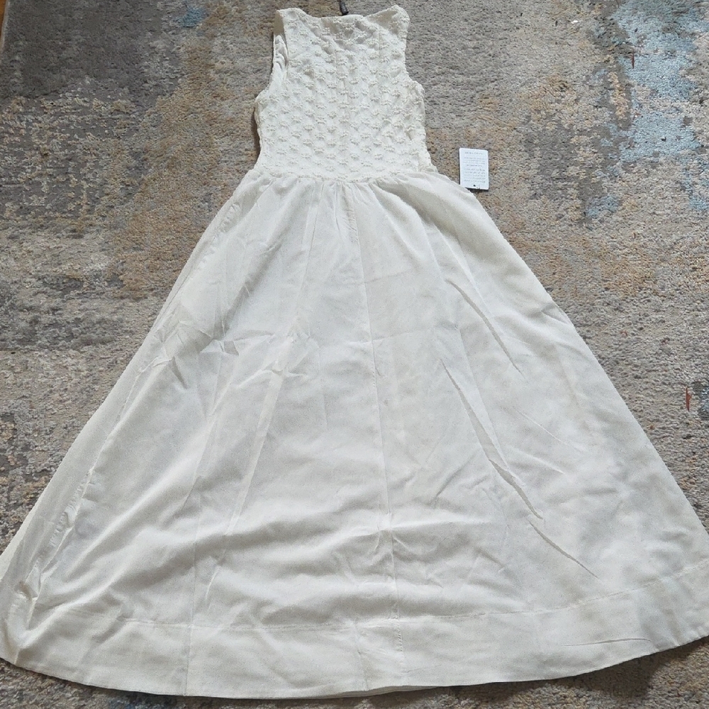 Bardot Bryony White Sleeveless Lace Bodice Midi Dress - Picture 6 of 10